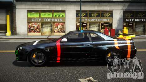 Nissan Skyline R34 ZL-R S5 для GTA 4