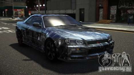 Nissan Skyline R34 ZL-R S7 для GTA 4