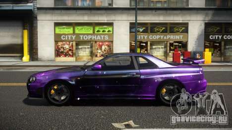 Nissan Skyline R34 ZL-R S13 для GTA 4