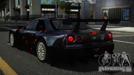 Nissan Skyline R34 XF-R S13 для GTA 4