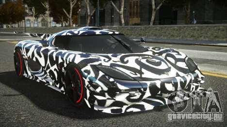 Koenigsegg Agera One RWZ S8 для GTA 4