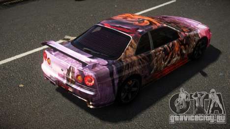 Nissan Skyline R34 ZL-R S9 для GTA 4