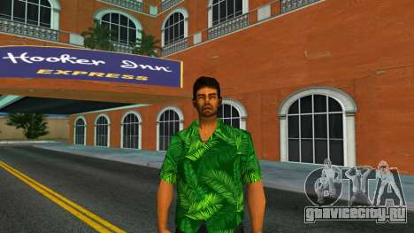 Modern palm shirts for Tommy v3 для GTA Vice City