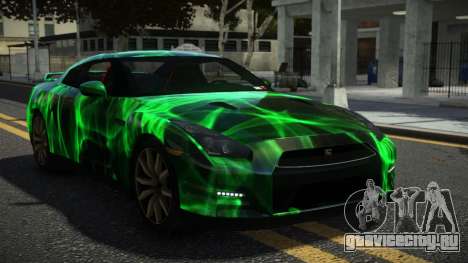 Nissan GT-R R35 JHR S6 для GTA 4