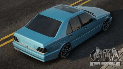 Mercedes Benz W140 Blue для GTA San Andreas