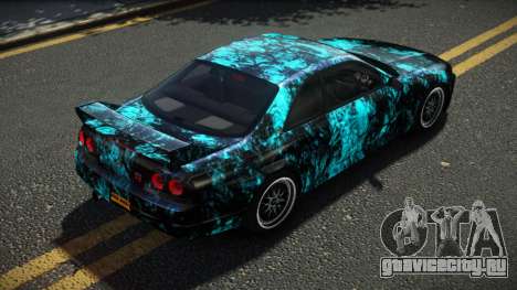 Nissan Skyline R33 DTI S12 для GTA 4