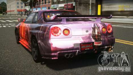 Nissan Skyline R34 ZL-R S9 для GTA 4