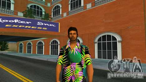 Modern palm shirts for Tommy v6 для GTA Vice City