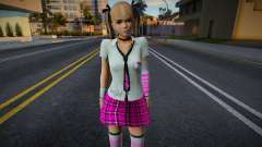 Marie Rose in School Uniform - Pink для GTA San Andreas