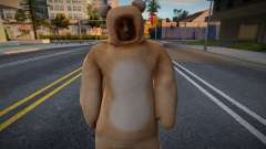 Cesar In A Goofy Ahh Bear Costume для GTA San Andreas