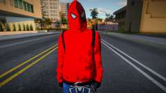 Spiderman Hoodie Boy для GTA San Andreas