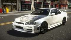 Nissan Skyline R34 ZL-R S6 для GTA 4