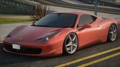 2010 Ferrari 458 Italia Red для GTA San Andreas