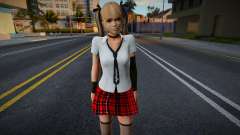 Marie Rose in School Uniform - Red для GTA San Andreas