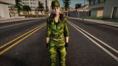 Jill Army для GTA San Andreas