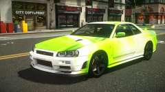 Nissan Skyline R34 ZL-R S8 для GTA 4