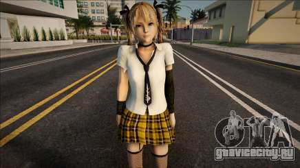 Marie Rose in School Uniform - Yellow для GTA San Andreas