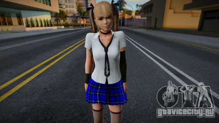 Marie Rose in School Uniform - Blue для GTA San Andreas