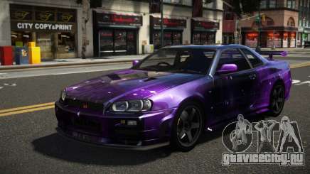 Nissan Skyline R34 ZL-R S13 для GTA 4