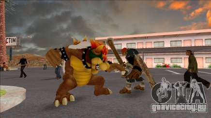 Bowser from Super Smash Bros Melee для GTA San Andreas