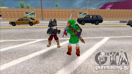 Wolf from Super Smash Bros Melee для GTA San Andreas