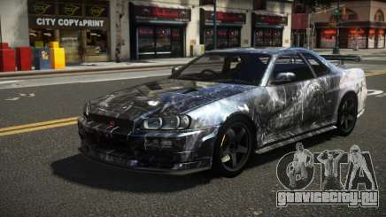 Nissan Skyline R34 ZL-R S7 для GTA 4