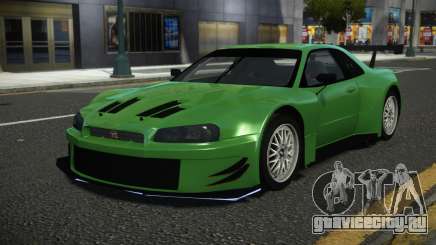 Nissan Skyline R34 XF-R для GTA 4