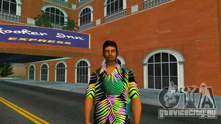 Modern palm shirts for Tommy v6 для GTA Vice City