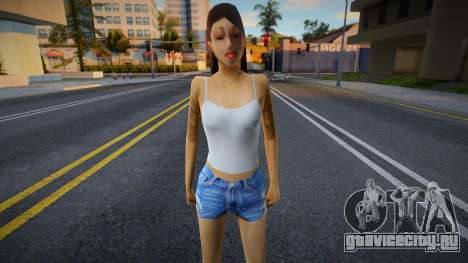 Katie New Skin v2 для GTA San Andreas