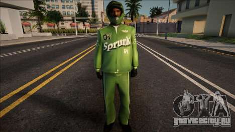 Скин гонщика 2 для GTA San Andreas