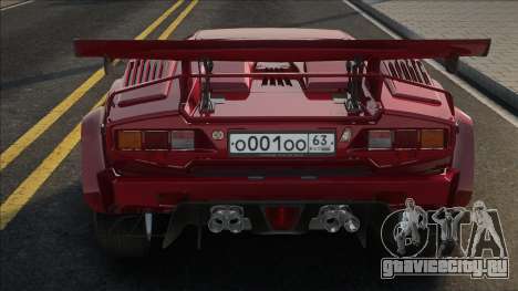 Lamborghini Countach Red для GTA San Andreas