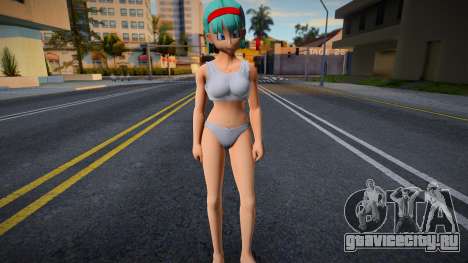 Bulma Ropa Interior Namek для GTA San Andreas