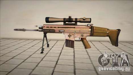 SCAR-L Sniper для GTA San Andreas