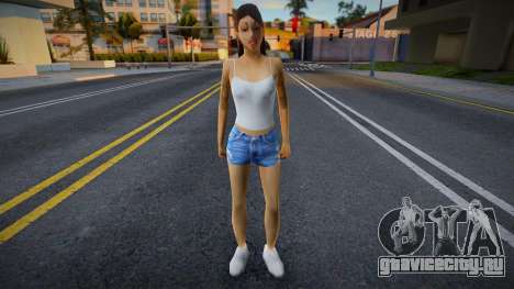 Katie New Skin v2 для GTA San Andreas