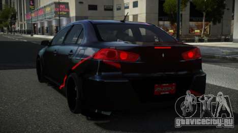 Mitsubishi Lancer Evo X YHG S6 для GTA 4