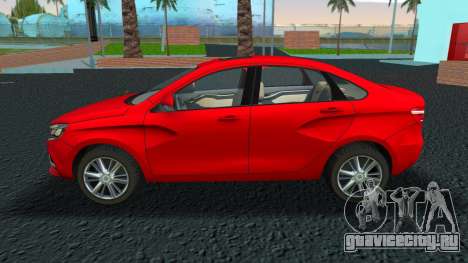 Lada Vesta Red для GTA Vice City