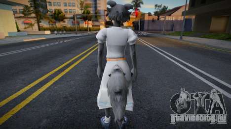 Grey Wolf Girl для GTA San Andreas