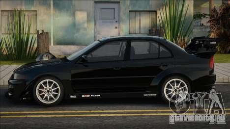 Mitsubishi Lancer Evolution V Blek для GTA San Andreas