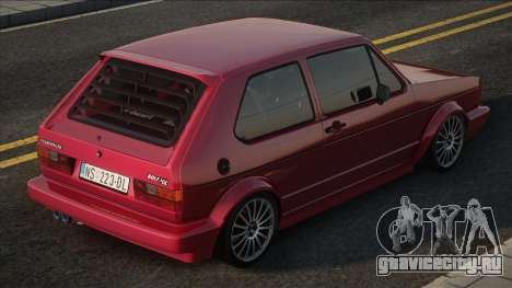 Volkswagen Golf Mk1 Tuned для GTA San Andreas