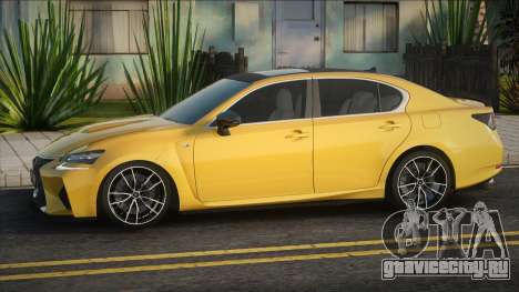 Lexus GS350 Yellow для GTA San Andreas