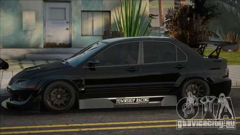 Mitsubishi Lancer Evo IX Blek для GTA San Andreas