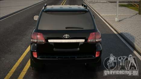 Toyota Land Cruiser 200 Blek Edition для GTA San Andreas