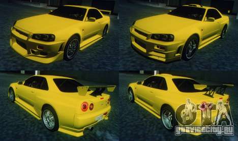 1999 Nissan Skyline GT-R R34 для GTA San Andreas