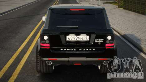 Range Rover Sport Blek для GTA San Andreas