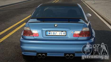 2001 BMW M3 GTR Street для GTA San Andreas