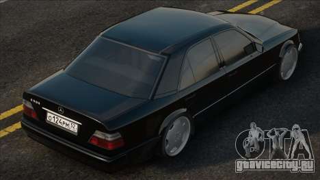 Mercedes-Benz W124 E500 Blek Edit для GTA San Andreas