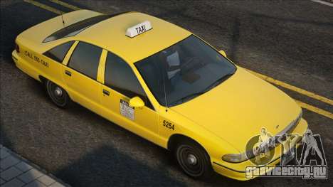 Chevrolet Caprice Classic Taxi 1991 для GTA San Andreas