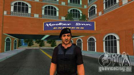 Sylvester Stallone from The Expendables для GTA Vice City