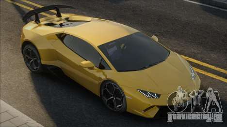 Lamborghini Huracan [Yel] для GTA San Andreas