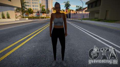 Молодая девушка в повседневной одежде для GTA San Andreas